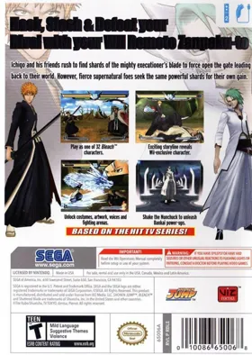 Bleach- Shattered Blade box cover back